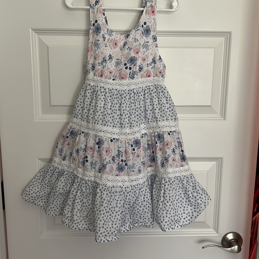 Girls Tommy Bahama Dress 100% cotton lined 5t